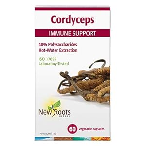 New Roots Cordyceps – Immune Support Medicinal Mushrooms. 60 vcaps