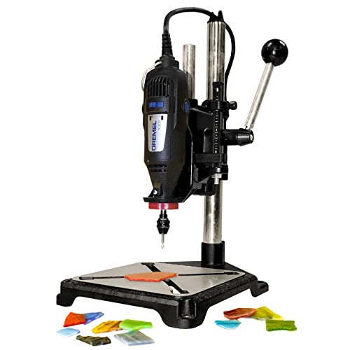 Image of Milescraft 1097 ToolStand - Variable Speed Drill Press Stand (compatible with Dremel). Rotary Tool Not Included, Black