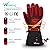Heated Gloves for Men Women Rechargeable Electric Waterproof Thermal Warm Work Winter Gloves Hand Warmers for Hunting Fishing Cycling Hiking Skiing