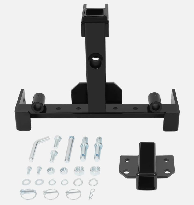 3 Point Receiver Trailer Hitch Attachment for Cat 1 Tractor Tow Drawbar Adapter