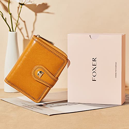 Foxlover Rfid Credit Card Holder For Women, Ladies Small Leather Credit Card Case Security Accordion Wallet #TOP7
