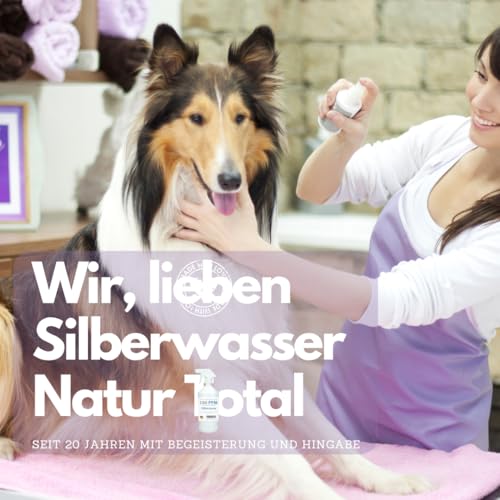 Natur Total kolloidales Silberspray Hund Katze WICHTIG: 100PPM hochdosiert 1000ml Silber Spray Kolloidales-Silber