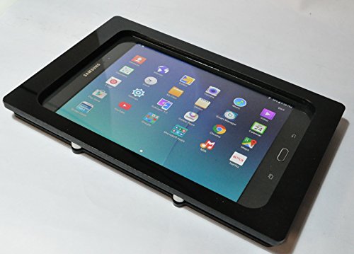 Tabcare Compatible With Samsung Galaxy Tab A 8.0 2015 Edition Sm-T350 Security Anti-Theft Black Acrylic Enclosure With Wall Mounting Kit (Black) #TOP1