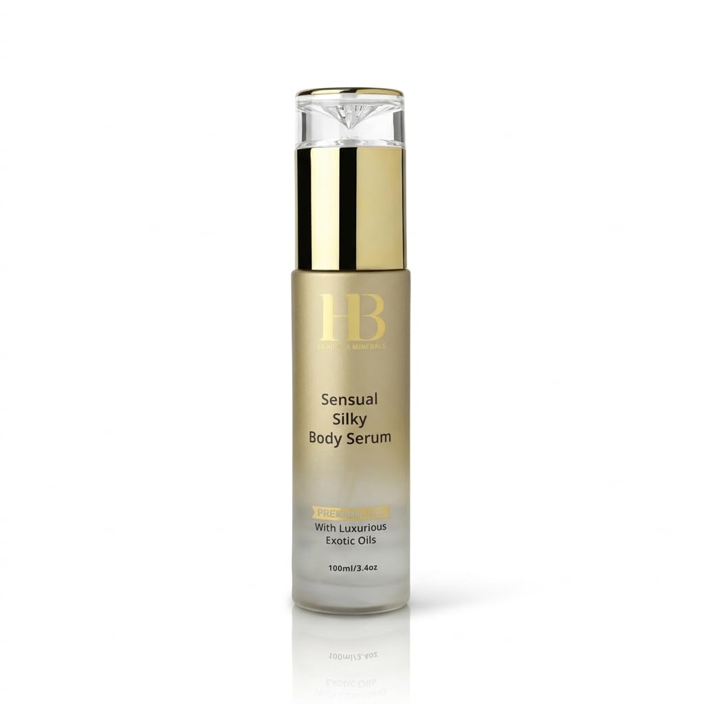 HB Sensual Silky Body Serum - Luxurious Exotic Oils for Silky Smooth Skin - Nourishing, Softening, and Shine Control - 100ml - Body Serum for Women, Dry Skin, and Hyperpigmentation