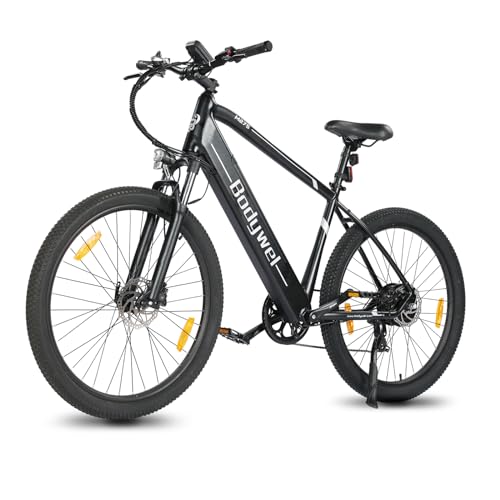 Bodywel M275 Bicicleta Eléctrica Para Adultos, Bicicleta De Montaña De 27,5 Con Batería Desmontable 36v 15,6ah, Pantalla Led, Freno Hidráulico De Doble Aceite, Bicicleta Masculina Negro Bodywel M275 Bicicleta Eléctrica Para Adultos, Bicicleta De Montaña De 27,5 Con Batería Desmontable 36v 15,6ah, Pantalla Led, Freno Hidráulico De Doble Aceite, Bicicleta Masculina Negro