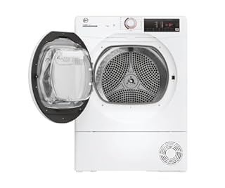 Hoover H-DRY 350 Asciugatrice 7 Kg, Pompa di Calore, Libera Installazione, Classe A++, Certificazione Woolmark, AxLxP 85x60x48, Bianca - HR4 H7A2TE-S
