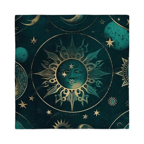 CafePress Celestial Moon Apparel and Home Décor Queen Duvet Cover, Printed Comforter Cover, Unique Bedding