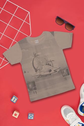 Image of Dollar Champion Cotton Regular Fit T-Shirts for Boys -Actual Color May Vary
