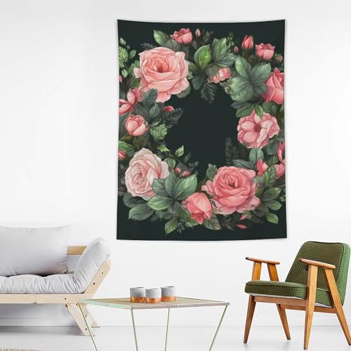 Tapiz de flores para pared que transforma tu dormitorio en un espacio estético y único
