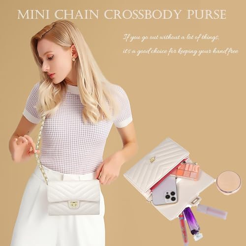 Image of YAZEKOUS Crossbody Bags Small Purse for Women Leather Phone Clutch Purses