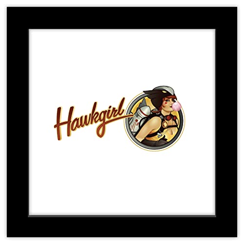 Art mural Hawkgirl Pinup Badge pour les fans de DC Comics