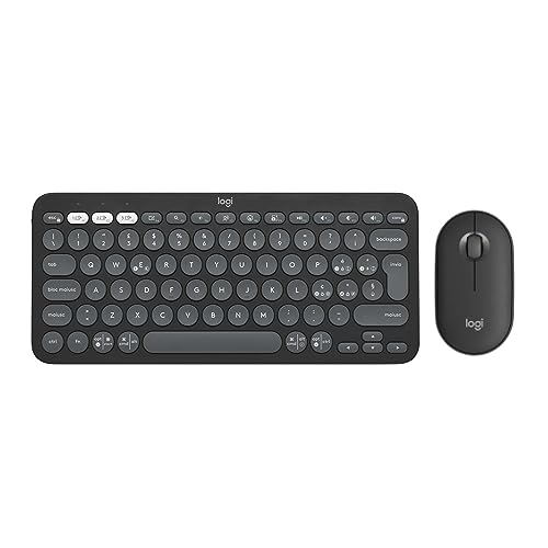 Logitech Pebble Keys 2 K380s Tastiera Bluetooth Multidispositivo ITA QWERTY
