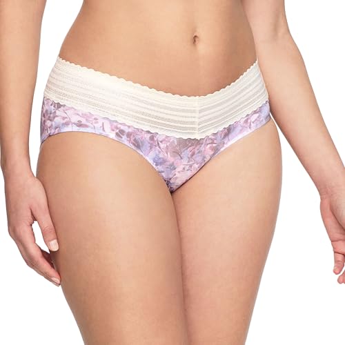 Image of Warner's Women's No Pinching No Problems Dig-free Comfort Waist With Lace Microfiber Hipster 5609j, Retired Colors