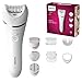 Produktbild Philips Epilierer Serie 8000, Wet & Dry Haarentfernung für Beine und Körper, kraftvolle Epilierung, 8 Zubehörteile, BRE735/01