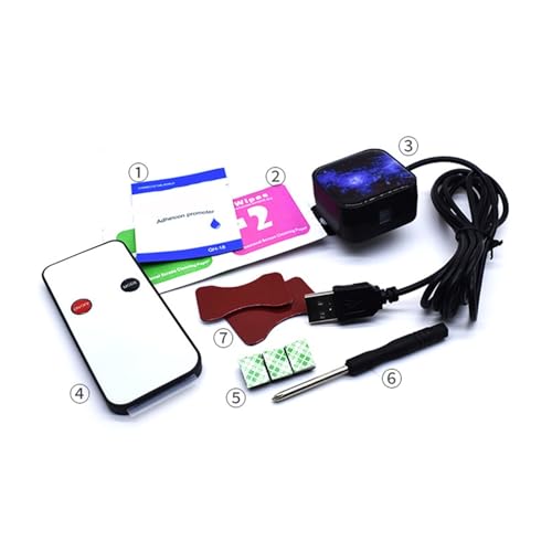 Luz de estrella para techo de coche lámpara de ambiente USB interior DELURA 8