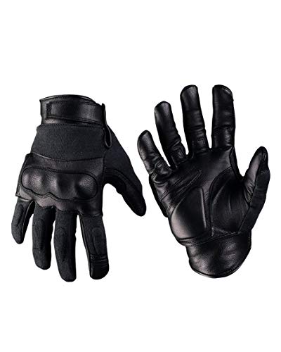 Mil-Tec Tactical Gloves Leder/Kevlar® schwarz Gr.M