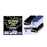 Gute-Nacht-Schlafpflaster, Unterstützt Die Entspannung, 2x6,5x6,5cm, Hypoallergenes Schlafpflaster, Mélatonin-Schlafunterlagen, Nicht-invasiv, Sicher, Für Nacht, Flugzeug, Studenten, Schichtarbeiter