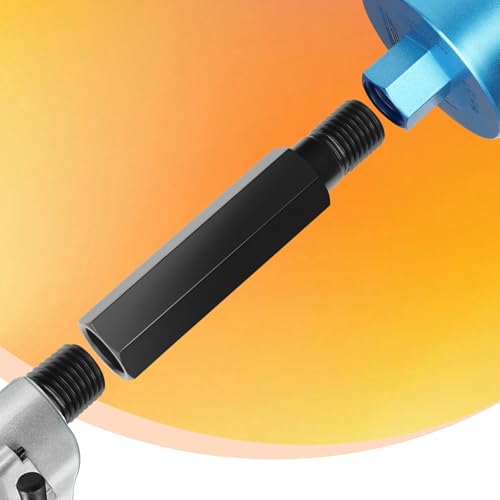 Anschluss UNC 1 1/4 Zoll 400mm Bohrkronen Verlängerung Nutzlängen 350mm Aufnahme aus 42Cr4 Stahl für Diamant Bohrkrone Kernbohrer Kernbohrkrone Diamantbohrkrone (1 Stück)