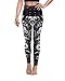 Women Leggings High Waisted Yoga Tights Tummy Control for Girl Halloween Steampunk Retro Comic Cosplay Punk Print Polyester Gothic Trousers Capris Pants S-4XL Plus Size