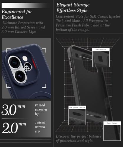 Image of WOW IMAGINE Back Case Cover for Oppo Reno 15 Pro 5G | Reno 15 Pro Mini 5G | Soft Matte Silicone Case| Slim Fit & Shockproof | Camera Protection Bumper Cover (Blue)