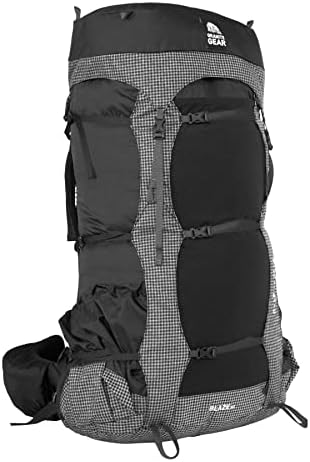 Granite Gear Blaze 60L Backpack - Black/Black Gingham Short