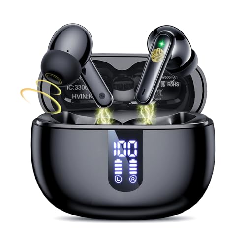 100H Headphones Bluetooth 6.0 Wireless Earbuds, ENC Ear Buds, Air Pro 4 3 view 3