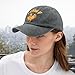 F-Caw-F Funny Chicken Halloween Rooster Hats for Women Fashion Washed Light Grey