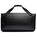 Nike Brasilia Training Medium Duffle Bag, Durable for Women & Men with Adjustable Strap, Black/Black/White