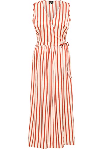 baradello Damen Wickelkleid 31426339-BA01, Rot Creme, S