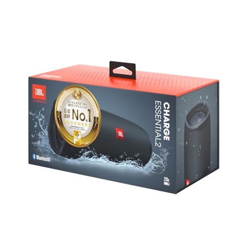 JBL CHARGE Essential 2 ���C�����X�X�s�[�J�[ Bluetooth �|�[�^�u�� ���o�C���o�b�e���@�\ �p�b�V�u���W�G�[�^�[ IPX7 �h�� 40W �ቹ JBLCHARGEES2