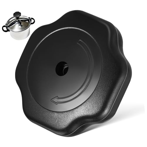 TOGEVAL Bouton de Poignée Bakélite Résistant Haute Température pour Couvercle Autocuiseur Remplacement Compatible Cocotte Installation Facile et Sécurité