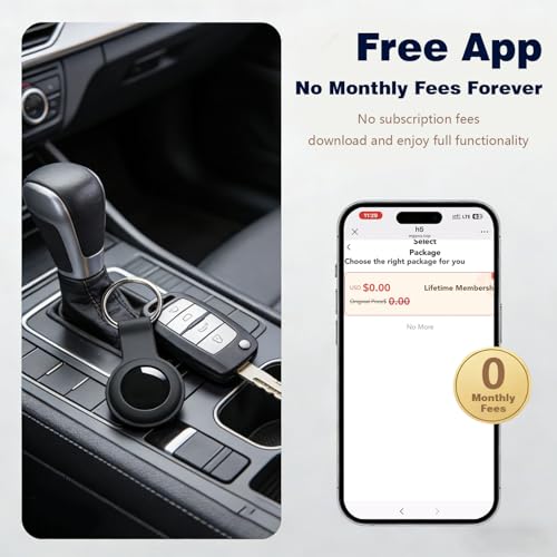 Image of GPS Tracker for Vehicles, No Subscription Location Tracking Device, No SIM Card Required, No Monthly Fee, Magnetic GPS Tracker for Car, Kids' Belongings, Pets, Elderly Items