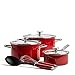 KitchenAid Empire Red 8-częściowy zestaw naczyń do gotowania, Empire Red