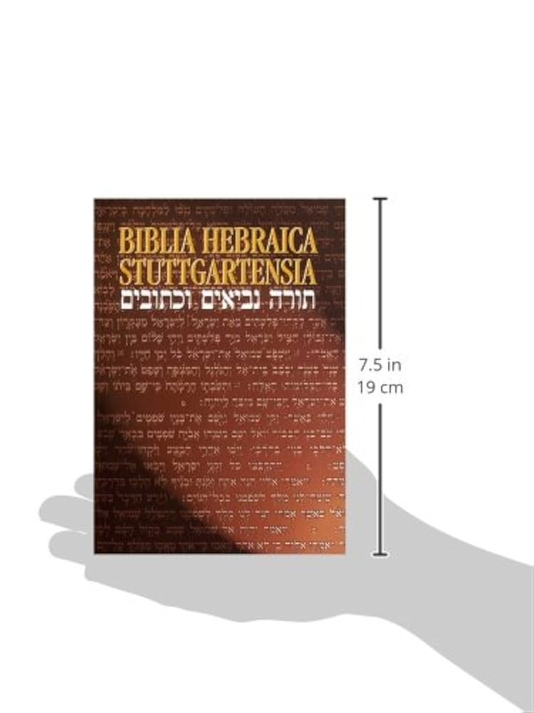 Biblia Hebraica Stuttgartensia ( Bhs ): Elliger, Karl