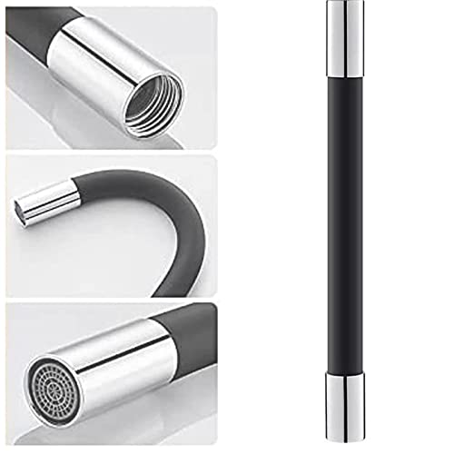 FGYZYP Tubo di prolunga universale per rubinetto, tubo di estensione schiumogeno girevole a 360°, flessibile regolabile per allungamento del rubinetto tubo in silicone per cucina, bagno, giardino,