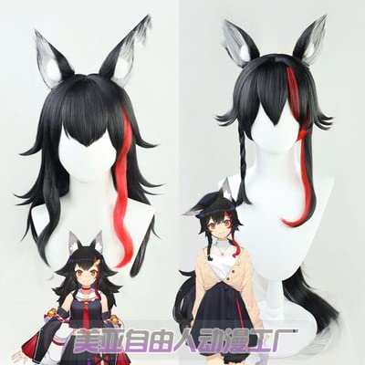 大神ミオ コスプレ ウィッグ付きフルセット アナザー 赤 衣装 Amazon.co.jp: GGcosplay VTuber 大神ミオ 新衣装 アナザーミオ