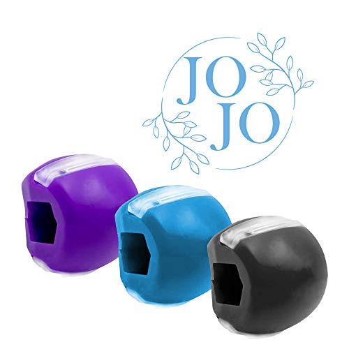 Jawline Exerciser(3 Strength); Face Exerciser and Neck Exerciser Ball - Define Your Jawline with Workout mask and Jawline shaper, Double Chin Exerciser, Jaw Trainer and Face Slimmer