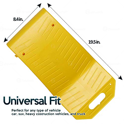 image for Zone Tech Tire Saver Ramps - Premium Quality Anti- Slip Design Portabl