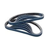 10/12 Stück 457 * 13 mm Zirkonoxid-Schleifband, 40/60/80/120 verschiedene Körnungen, Holzbearbeitungs-Metallschleifband-Schleifwerkzeug(10Pcs 120 Grits)