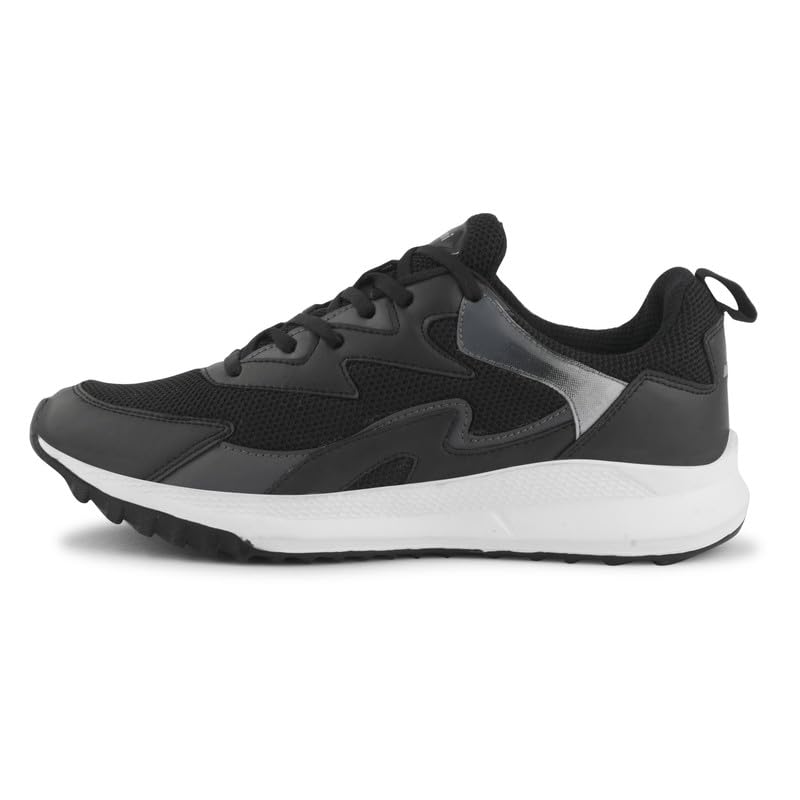 Image of Lakhani aashirwad Men's Sports Shoes | Lightweight Breathable Running Shoes for Men | Flynet Upper, Phylon Sole | Flexible, Comfortable Lace-Up Athletic Shoes