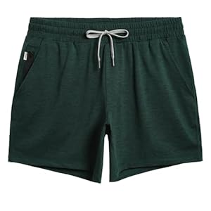 maamgic Mens Workout Shorts 5″ Short Shorts Soft Stretch Running Gym Athletic Shorts with Zip Pockets