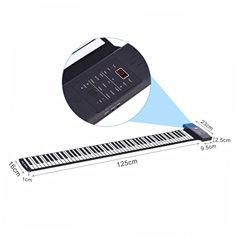 Alasum 1 Set 88 Roll 88 Touches De Piano 88 Touches Instrument De Piano Piano Électronique Portable Instrument De Musique 88 Touches Piano Électronique Clavier En Silicone Piano Pliable - Les Beatles, Paul McCartney, John Lennon, RIngo Starr, George Harrison Alasum 1 Set 88 Roll 88 Touches De Piano 88 Touches Instrument De Piano Piano Électronique Portable Instrument De Musique 88 Touches Piano Électronique Clavier En Silicone Piano Pliable – Image 3