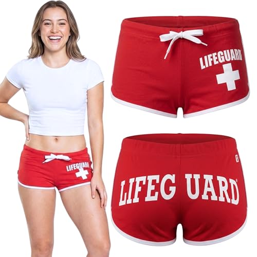 LIFEGUARD Juniors Size Hi-Cut Short (Medium Red)
