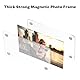 qxayxa 20 STK/10 Paare Acryl Magnetische Bilderrahmen, 6x9cm Transparent Kleine Rahmenloser Doppelseitiger Acryl Bilderrahmen Bildanzeige, Klarer Magnetischer Fotoblock-Rahmen