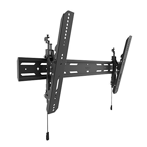 Kanto PT400 Tilting TV Mount for 40 to 90 TVs | Up to 150 lb | VESA 800 x 400 | 12° of Tilt | Low Profile Design | Extra Wide Wall Plate
