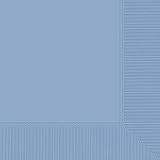 Amscan 2-Ply Dinner Napkins, 40 Ct. , Party Tableware, 6 1/2' x 6 1/2', Pastel Blue