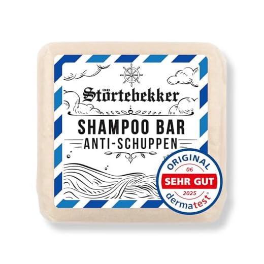 NEU: Störtebekker® Premium Festes Anti Schuppen Shampoo - Festes Shampoo Herren & Damen - 3in1 Duschseife Männer für Haare & Kopfhaut - vegan, handgefertigt (100g)