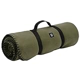 Brandit FLEECEDECKE BW Army Outdoor Winter Decke Fleece Bundeswehr CAMPINGDECKE, Farbe:Oliv