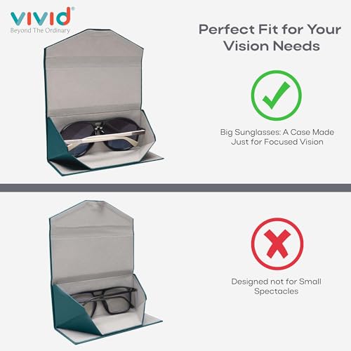 Image of VIVID Unisex Specs Magnetic Eyewear Dabbi Faux Leather Hard Case Cover