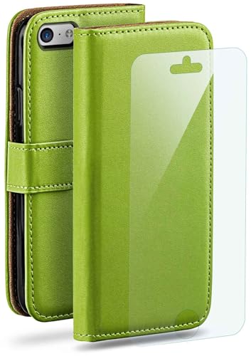 Kit de protection à 360° iPhone 5c moex antichoc vert avec housse et film
